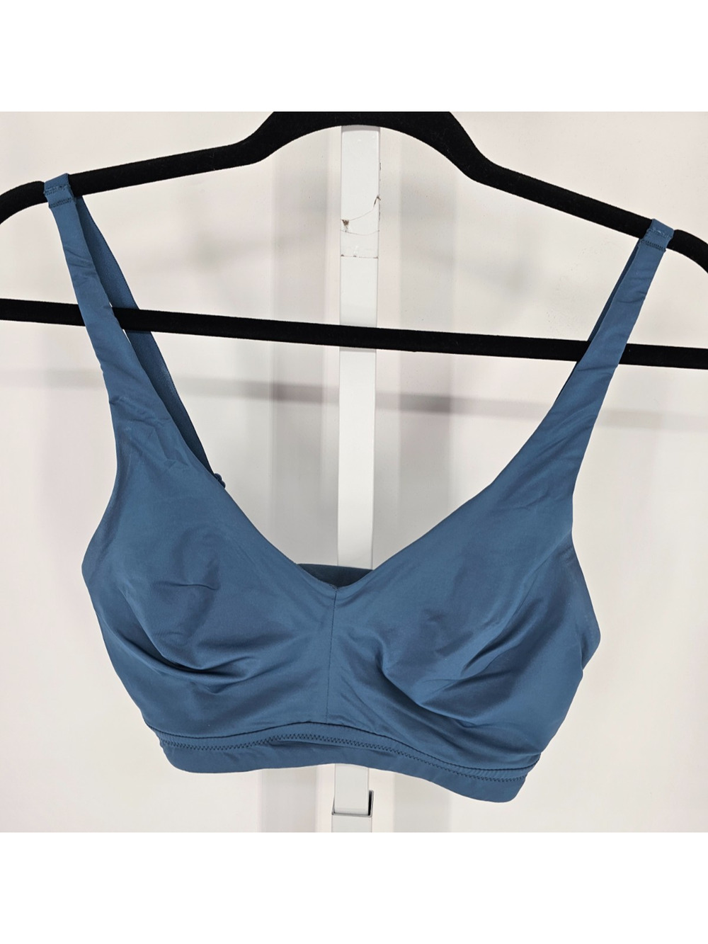 Montelle Intimates Womens Sz 32F/G Unlined T Shirt Bra Slate Blue